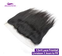 13x4 Transparente Dentelle Frontale 14 à 24 Pouces 100 % Humains Cheveux Pré-épilés Naissance de Cheveux Naturelle avec Bébé Cheveux 3 Jours Livraison