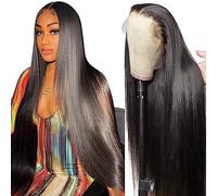 13x6 HD Lace Wig Human Hair Perruque Femme Naturelle Brésilien Straight Glueless Wig Human Hair Perruque Femme Naturelle Straight Bresilienne Cheveux Humain Lace Frontal Wigs 24 Pouces 60cm