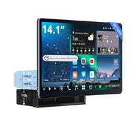 [14,1" QLED] ATOTOZONE AI Autoradio Android avec GPS intégré Tableau de Bord，1DIN & 2 DIN, 8G+128G, Écran Flexview, 7.1.2 CH Audio, 4G LTE, EQ 36B, CarPlay & Android Auto sans Fil, HDMI in, X10G141E