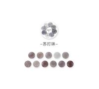 14*14mm Creative Round Monolithic Washi Tape Basic Journal Background Decoration Scrapbooking Collage Masking Tapes Stationery