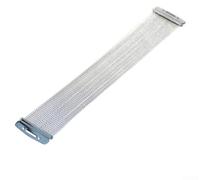 14" 20 brins de caisse claire en acier pour caisse claire et caisse claire | Pièces de rechange pour fils à ressort avec réponse rapide et pour un son net, accessoires de percussion argentés