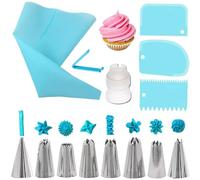 14/20Pcs Ensemble De Buse De Tuyauterie, BRICOLAGE Chocolat Crème Pâtisserie Fournitures De Cuisson, Gâteau Glaçage Tuyauterie Crème Décor
