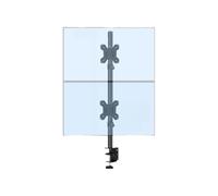 14-27 Support d'affichage de Pouce Fixation d'extension Double écran supérieur Gauche et inférieur étagère Bureau Multi - pour Ordinateur(Z002 Dual 17-27 inch clamp)