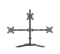 14-27 Support d'affichage de Pouce Fixation d'extension Double écran supérieur Gauche et inférieur étagère Bureau Multi - pour Ordinateur(T003 Triple 14-27in Base)