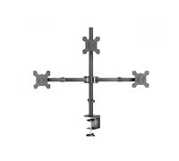14-27 Support d'affichage de Pouce Fixation d'extension Double écran supérieur Gauche et inférieur étagère Bureau Multi - pour Ordinateur(Z033 Triple 14-27 inch clamp)