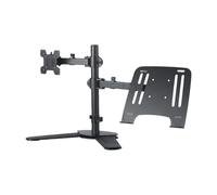 14-27 Support d'affichage de Pouce Fixation d'extension Double écran supérieur Gauche et inférieur étagère Bureau Multi - pour Ordinateur(T012 17-27 inch Base)