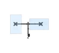 14-27 Support d'affichage de Pouce Fixation d'extension Double écran supérieur Gauche et inférieur étagère Bureau Multi - pour Ordinateur(Z022 Dual 17-27 inch Base)