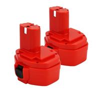 14.4V 4000mAh PA14 Batterie pour Makita 6281D 6280D 1420 1422 1234 1433 1434 1435 1435F 4332D 6381D 1051D 4033D 4333D 6228D 6237D 6336D 6233D 6236DWBE 6932FD 8433D UB140D (2 pièces)