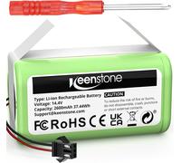 14,4V Batterie Li-Ion 2600Mah Pour Bagotte Bg600 Bg700 Lefant M520 Muzili G9070 Ikohs Netbot S14 S15 Eufy Robovac 11 11S 30C 35C 12 15C Max Deebot 605 N79S Conga Excellence 990 950