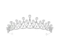 14,5 * 3cm Perle Crystal Crown Bridal for Wedding Tiara Princess Queen Crown Rhingestone Brebdal Bandband pour Girls Women