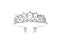 14,5 * 3cm Perle Crystal Crown Bridal for Wedding Tiara Princess Queen Crown Rhingestone Brebdal Bandband pour Girls Women