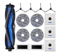 14 Accessoires de Rechange pour Ecovacs Deebot N30 Pro Omni / N30 Pro | pour N30 Omni, avec 1 Brosse Principale, 4 Brosses Latérales, 2 Filtres HEPA, 4 Chiffons de Nettoyage, 3 Sacs à Poussière