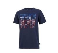 14 Ans - T-Shirt Enfant - France Fff - 6 Ans - Bleu Marine - Manches Courtes - 100% Coton Multicolore