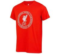 14 Ans - T-Shirt Enfant - Liverpool F.C. - Collection Officielle - Rouge - Manches Courtes - 100% Coton Multicolore