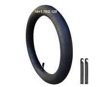 14" Bike Inner Tire Tubes with Bent Schrader Valve, 14x1.75-2.125/14x2.4-2.5 Replacement Bicycle Tubes for 14 inches Electric Scooters and Ebike(14x1.75/2.125)