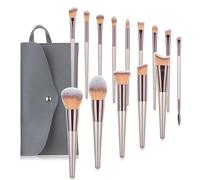 14 Champagne Gold Makeup Brush Set Brushes Brushes Bross en poudre Loose Brosse de beauté Outils