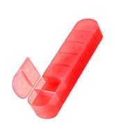 14 compartiments séparés pour pilules avec couvercle facile d'accès, boîte de rangement de médicaments pour le rangement sûr de voyage