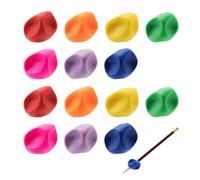 14 Correcteurs De Maintien De Stylo, Silicone Souple, Antidérapant, Compact, Portable Et Facile À Installer, Adapté À La Pratique De La Calligraphie Lors Des Devoirs, Des Cours De Calligraphie.