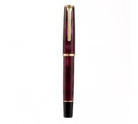 14-Dian-Stylo Plume À Piston N12,Plume Extra Fine,Belle Écriture Acrylique,Coffret Cadeau - Type Rose Red-Ef