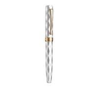 14-Dian-Stylo Plume N11 En Métal À Géométrie Créative,Lame À Plume 35 -,Forme De Coupe,Fournitures Scolaires Et De Bureau,Cadeau De Papeterie D'écriture - Type Louvre(White)-Long Knife1.2-1.7mm
