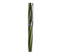 14-Dian-Stylo Plume N11 En Métal À Géométrie Créative,Lame À Plume 35 -,Forme De Coupe,Fournitures Scolaires Et De Bureau,Cadeau De Papeterie D'écriture - Type Torre Helea(Green)-Blade M(0.65-0.9mm)