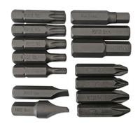 14 EMBOUTS TORX T25 T30 T40 T45 T50, PLATS, PH, PZ TOURNEVIS FRAPPER