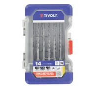 14 forets béton SDS+ L 110- 160mm Ø 4 à 10mm TIVOLY - 10904870001