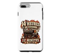 14 Heures De Cuisson 12 Minutes À Table Humour BBQ Coque pour iPhone 7 Plus/8 Plus