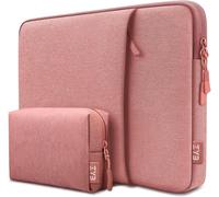 14 Inch Laptop Case for 14 Inch Laptop Sleeve for 2024 2023 MacBook Air 15 M3 M2, 14 Inch Notebook Lenovo Thinkpad Ideapad HP ASUS Dell Acer Chromebook, Mac Pro 15 etc-Pink