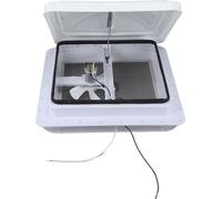 14 Inch RV Roof Vent Cargo Universal Roof Vent with 12V Reversible Fan for RV Ventilation