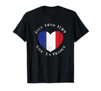 14 Juillet 1789 Vive La France Bastille Day Vintage T-Shirt