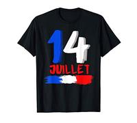14 juillet Fête Nationale France tricolore française drapeau T-Shirt