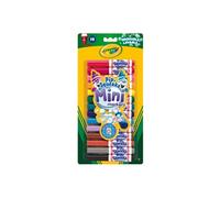 Crayola Mini feutres à colorier 14 pièces – Lavables – Multicolore