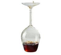 14 Oz Upside Down Wine Glass, Uniques Red Wine Glasses, Cool Design Unique Long Stem Wine Glass, Ease of Cleaning, For Valentine's Day Birthday April Fool's Day Christmas (1)