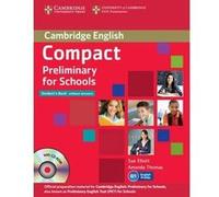 (14).(Pack).Compact Preliminary For Schools (St+Wb-Key+Cd) - [Livre en VO] Aa Vv (Auteur)