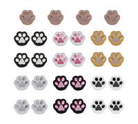 14 Paires De Patchs En Tissu Imprimé Patte De Chat, Patchs De Réparation, Patchs Brodés Mignons, Patchs Décoratifs, Accessoires De Couture Diy, Adaptés Aux Vêtements, Chapeaux, Sacs, Etc.