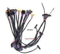 14 pcs Câble LVDS LCD LED 14 pièces, fil blindé, pour panneau V29, V59, 20 broches, 30 broches, 40 broches, 51 broches