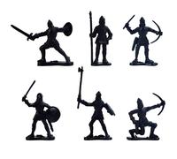 14 Pcs Chevaliers Medievaux Toy Soldiers Action Figure Jeu De Role Playset