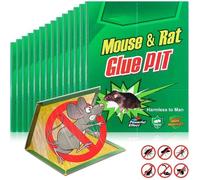 14 Pcs Piege a Souris Colle Collant, Puissant Plaques de Glu Anti Rat, Pièges Collant Souris, Pièges Antiparasitaires pour Maison