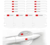 14 Pcs Protection Portière Voiture, Kit Anti-Collision Universel avec Protection Poignée Porte et Cuvette, Autocollant Voiture Anti-Rayures pour Rétroviseur et Bord de Porte