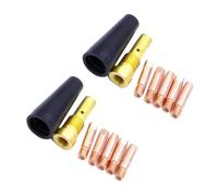 14 Pièces 14AK Protections De Revêtement Buse Soudage Conseils Revêtement Protéger Buse À Gaz Pistolets Machine Manchon Protection Accessoires Soudage Flexibles
