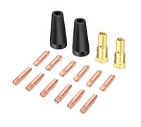14 Pièces 14AK Protections De Revêtement Buse Soudage Conseils Revêtement Protéger Buse À Gaz Pistolets Machine Manchon Protection Accessoires Soudage Flexibles