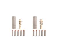 14 Pièces 15AK Buse de Protection de Revêtement Laitier de Soudage Machine de Protection de Gaz Sans Air Européenne Manchon de Protection 0,8 mm