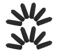 14 Pièces Bigoudis en Mousse 2,64 Pouces, Auto-agrippants, Noirs | Surface Antidérapante, Contour Frontal Souple, Usage Nuit ou Retouches, pour Femmes et Racines