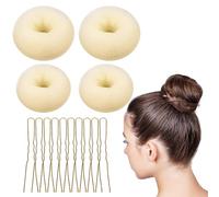 14 Pièces Bun Chignon Donuts Cheveux,Doughnuts for Buns Donuts for Donut for Doughnut,Hair Styling Making Tool Chignon,Pour Les Femmes en Forme de,Mousse Danseuses Classiques,Tailles Petite Et Moyenne
