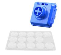 14 pièces capuchons de bouton d’arcade 28.5mm transparent blanc