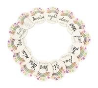 14 Pièces Cartes Bois Mensuelles Souvenir, Bébé Naissance | Accessoire Photo pour -né, Design Créatif et Joli, Présent Mois pour Célébrer la Première Année