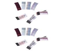 14 Pièces de Jolies Pinces à Cheveux en 7 Motifs de Couleurs Différentes - Épingles à Cheveux Tendance en Tissu - Essentiels Quotidiens pour les Filles - Convient pour l'école,