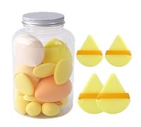 14 Pièces Éponges De Maquillage, Kit Éponges De Maquillage Et Houpettes, Éponge De Beauté Douce Avec Une Bouteille Et Un Étui À Œufs Pour Mélanger Le Fond De Teint, La Crème Et La Poudre