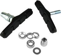 14 pièces kit de frein vélo pour Shimano | 7 paires de patins de frein noir pour le vélo | V-brake 70mm V-brake symétrique | plaquettes de frein | gommes de frein | kit de patins de frein | patins de